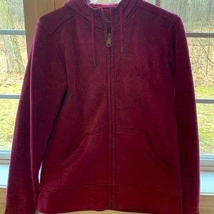 Woman’s Carhartt Zip Up Sweatshirt - Maroon